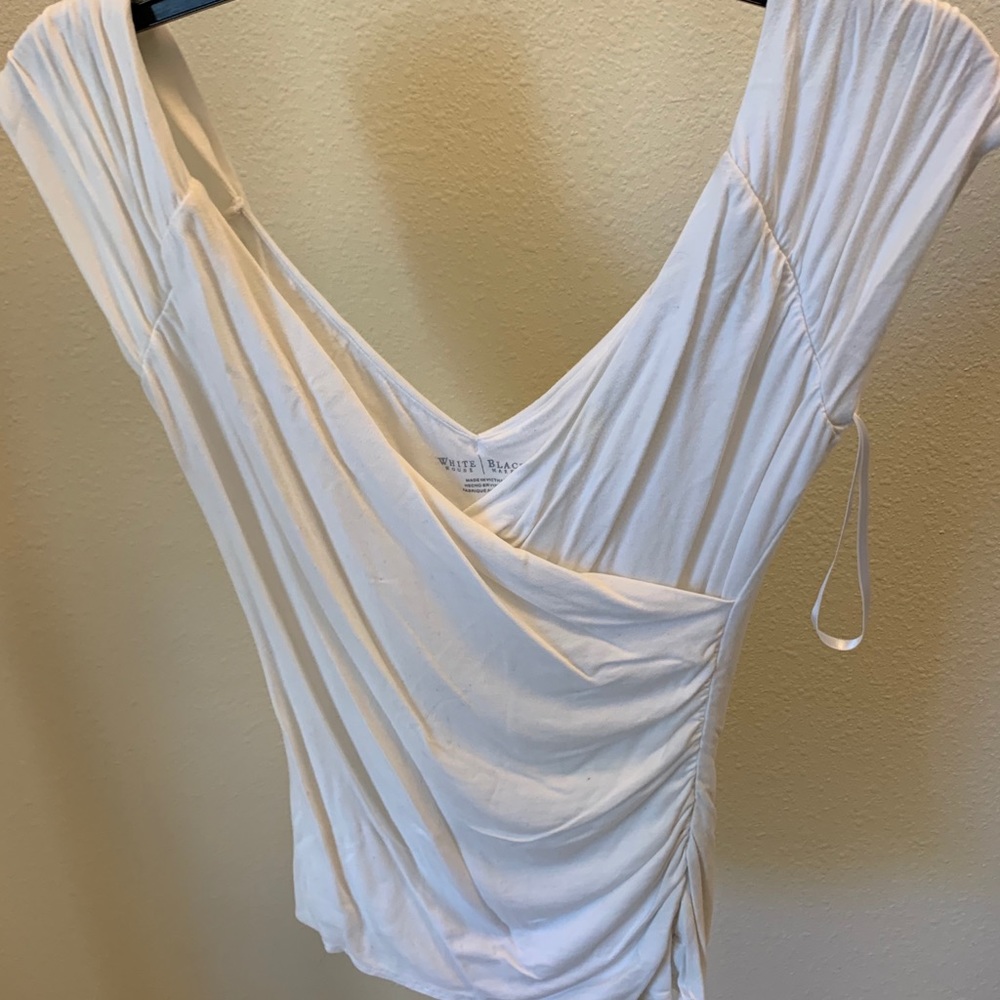 WHBM RUCHED TOP - Picture 2 of 3